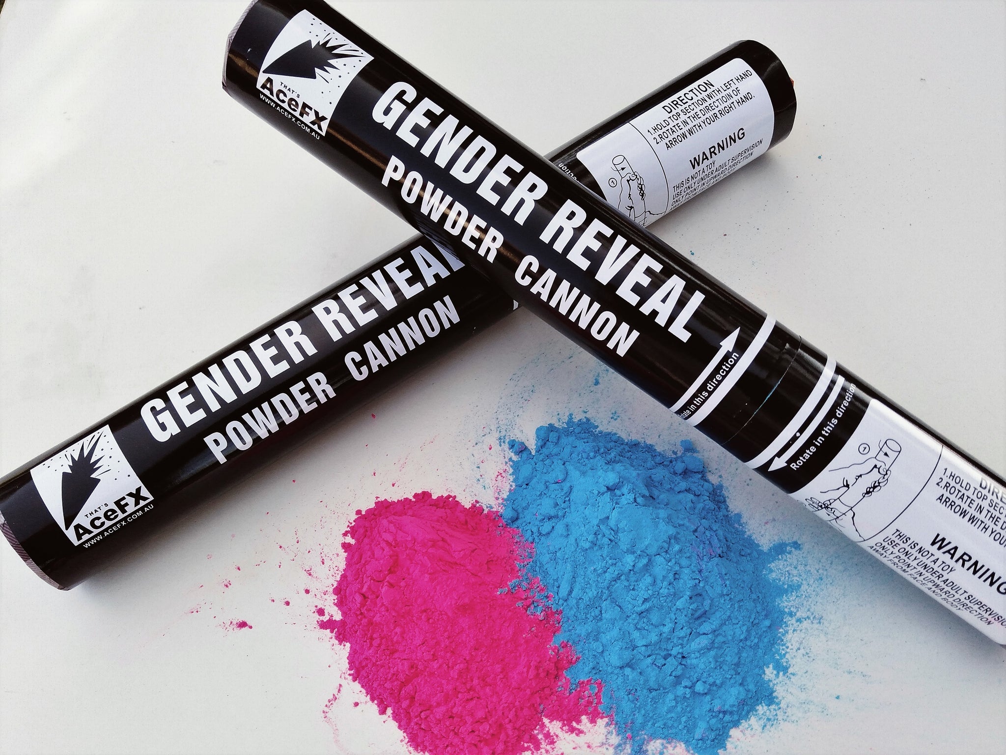 Gender Reveal Premium Holi Powder Smoke Colour Cannon Pack with 2 pcs